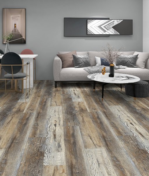 Destin Vinyl Flooring installed in live room